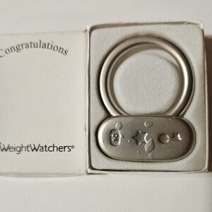 Weight Watchers Silver Tone Keyring
